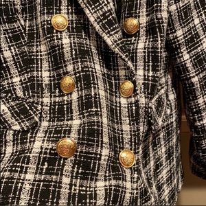 Black and White tweed jacket Lane Bryant